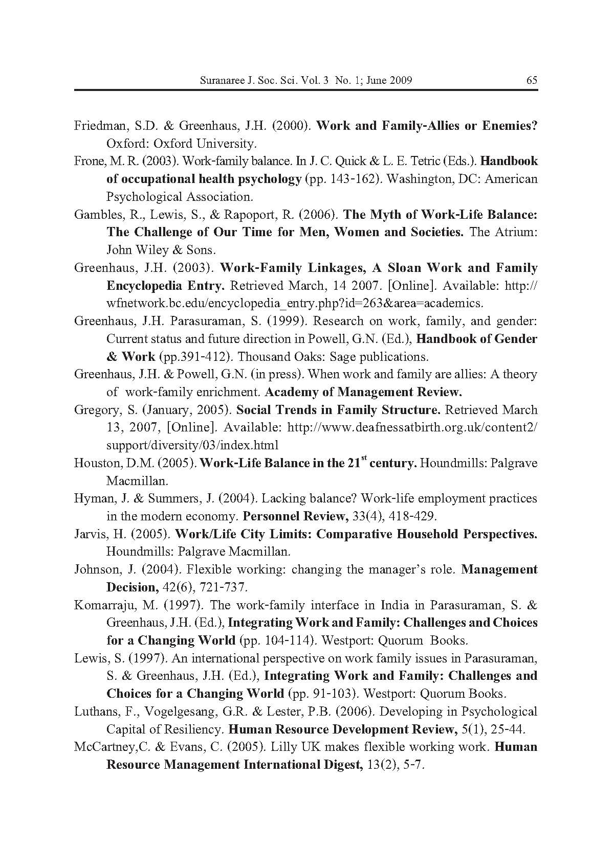 Work Life Balance ในบริบทระหว่างประเทศ Page 11